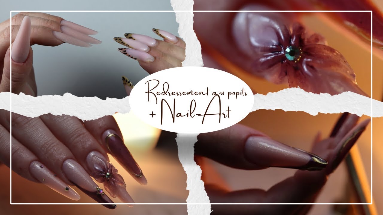 Redressement amande au Popits + Nail-Art et 3D - Nails Company