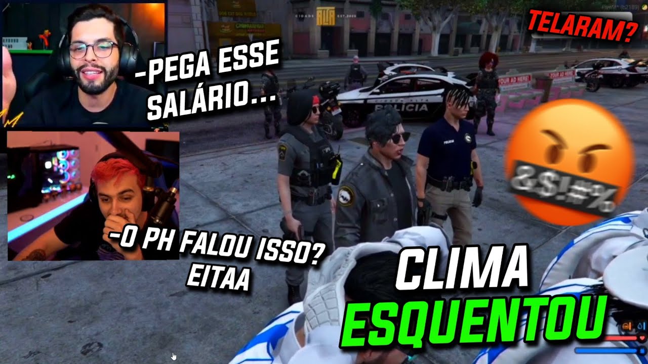 GABEPEIXE REAGINDO AO PH DISCUTINDO COM A P0L1CIA!!! GTA RP