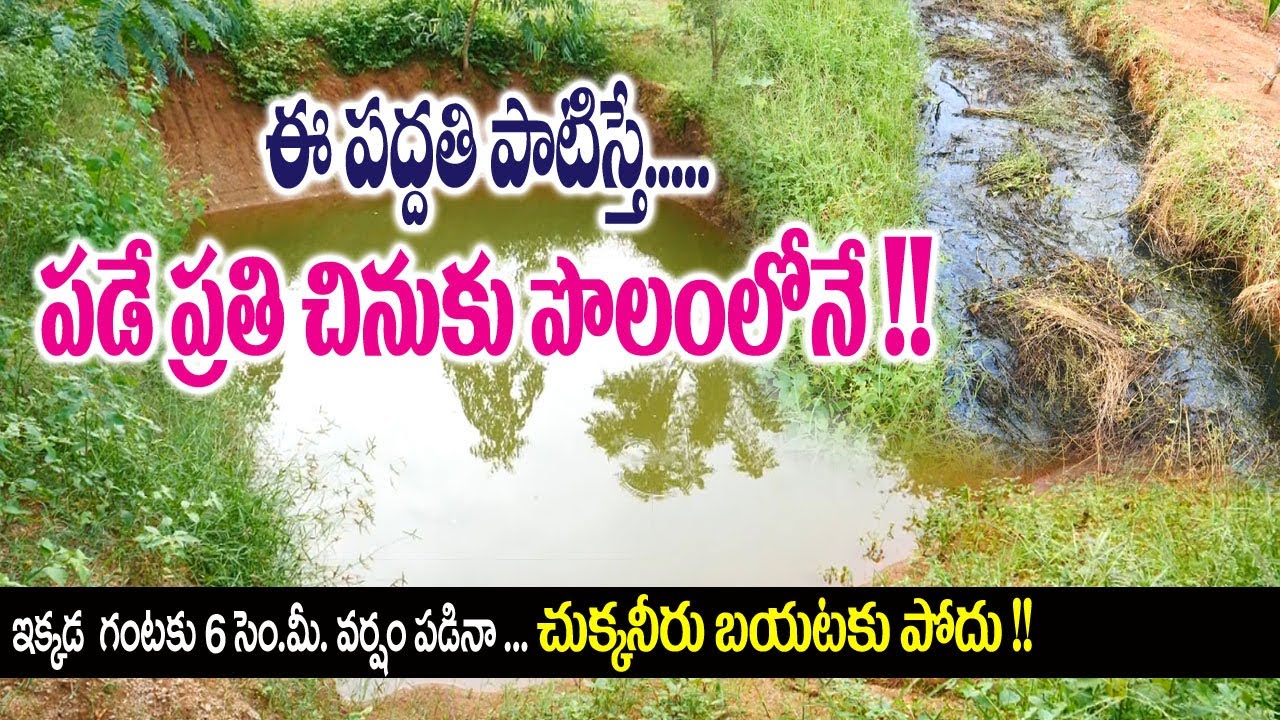 Best Rain Water Harvesting Models || Shyam Sundar Reddy || Rytunestham