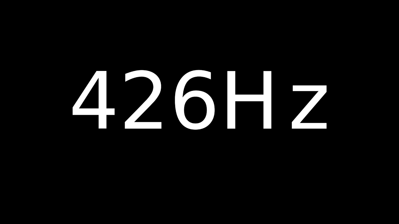 Speaker Sound Test 426Hz