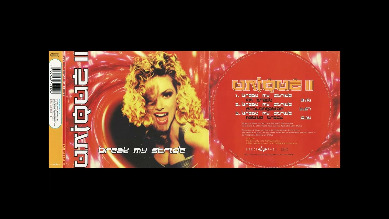 Unique II - Break My Stride 1996 (Original)