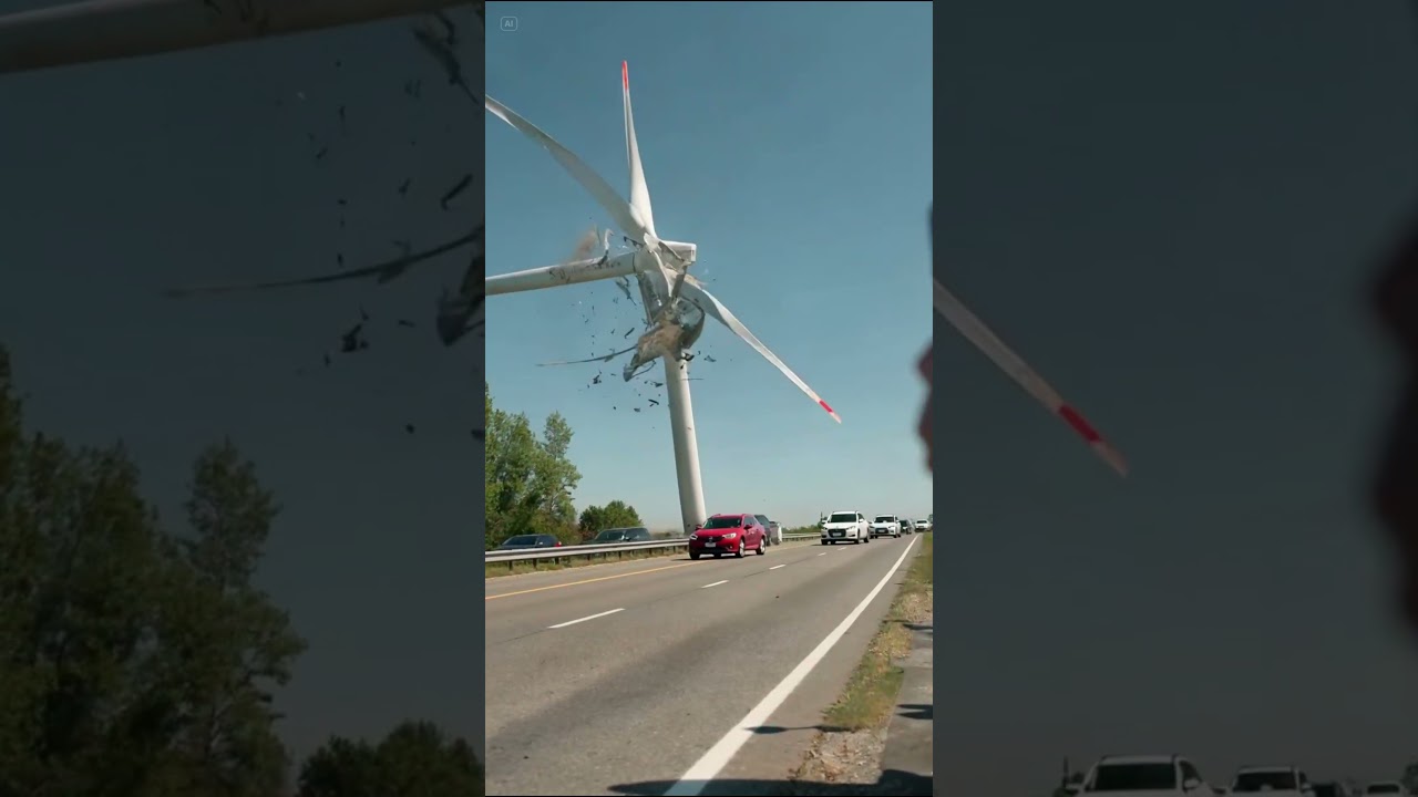 Windmill loses it's control! #windmill