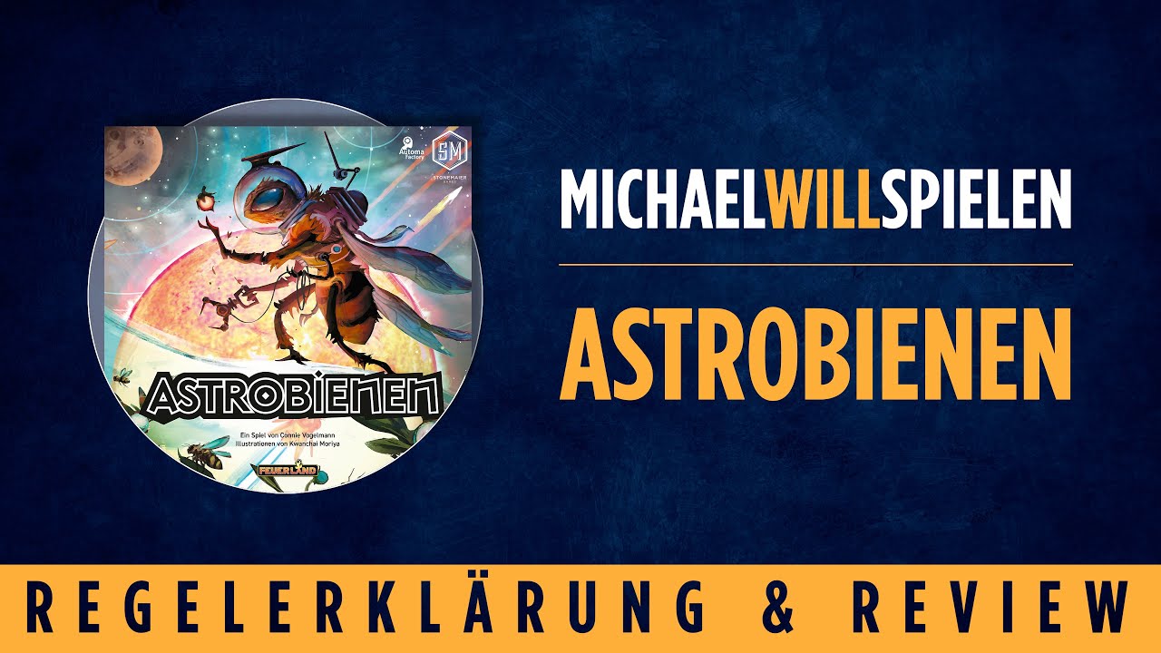 ASTROBIENEN – Regelerklärung und Review – Großartiges Arbeiterinnen-Placement-Spiel