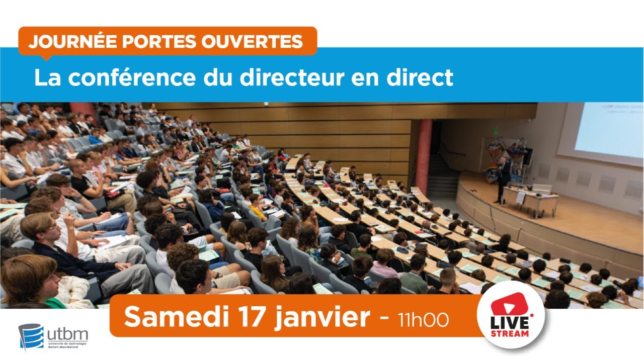 L’UTBM en live : Découvrez l’école avec Ghislain Montavon