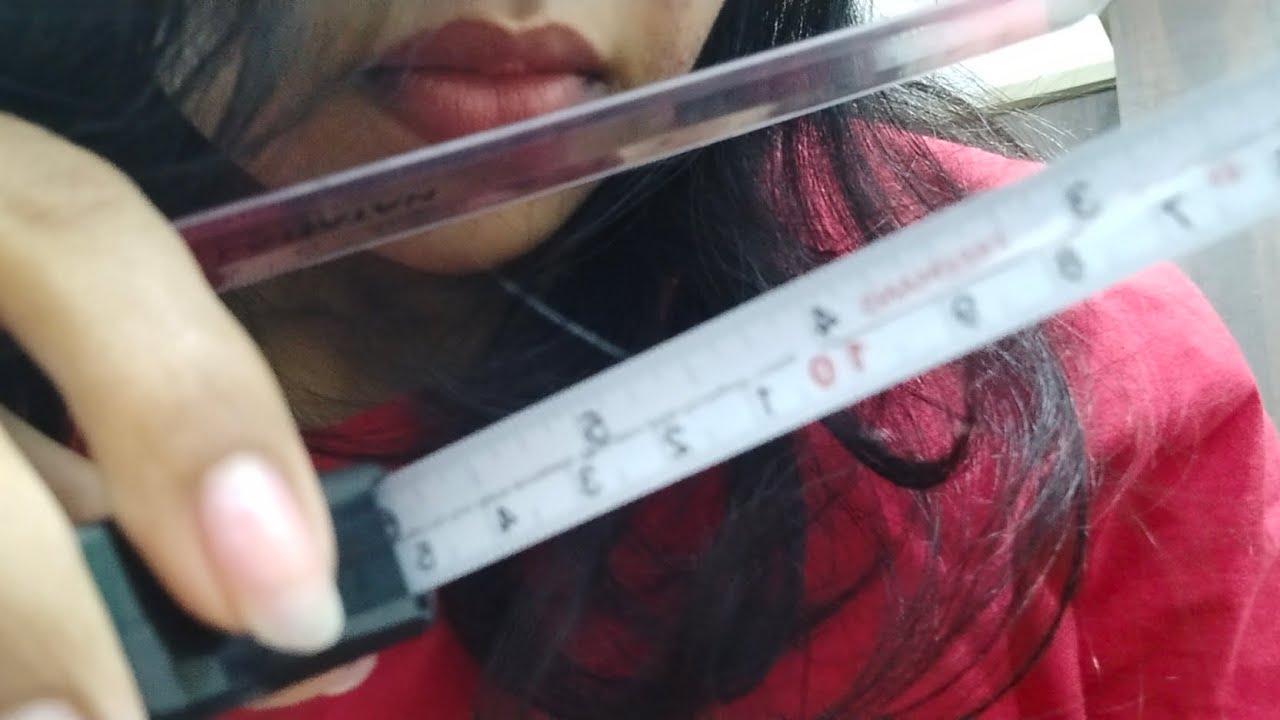 Measuring your face ASMR #asmr