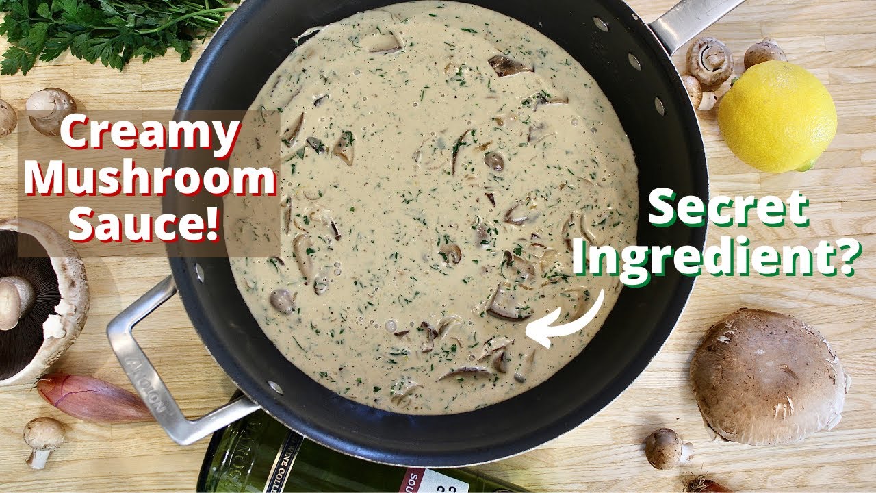 How to make Creamy Mushroom Sauce Recipe