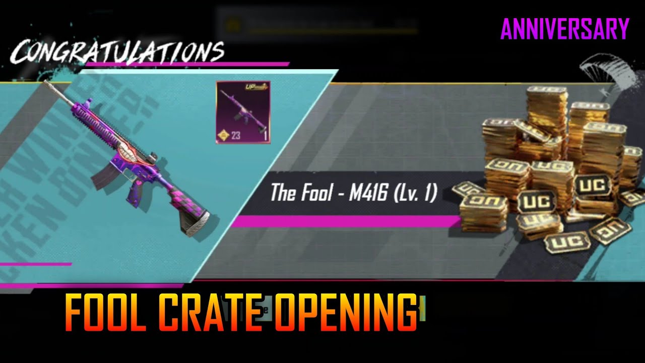 Fool M416 Crate Open | Anniversary Crate Open | Fool SCAR-L | Fool M762 Opening 