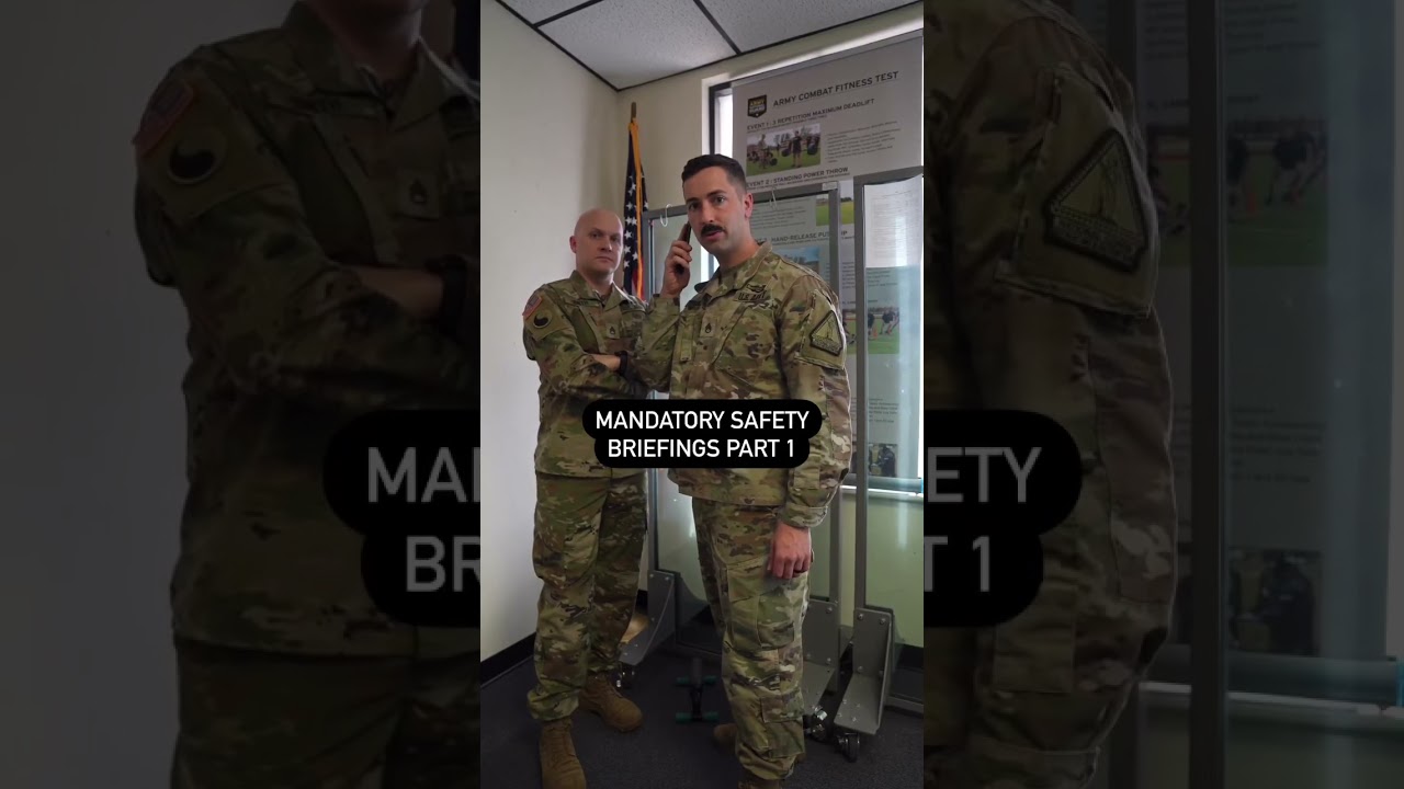 These briefings are getting wild. #military #briefing #army #armylife #safetyfirst #besafe #usarmy