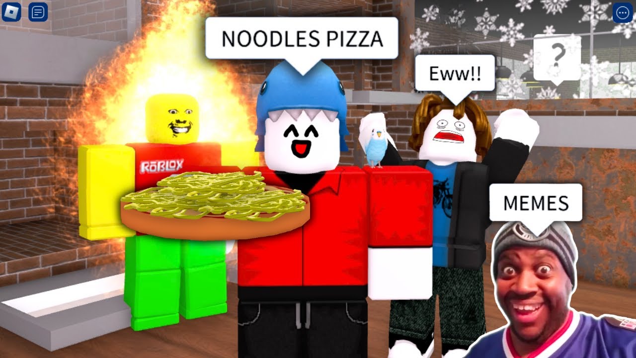 Работа в пиццерии ROBLOX. СМЕШНЫЕ МОМЕНТЫ (мемы)