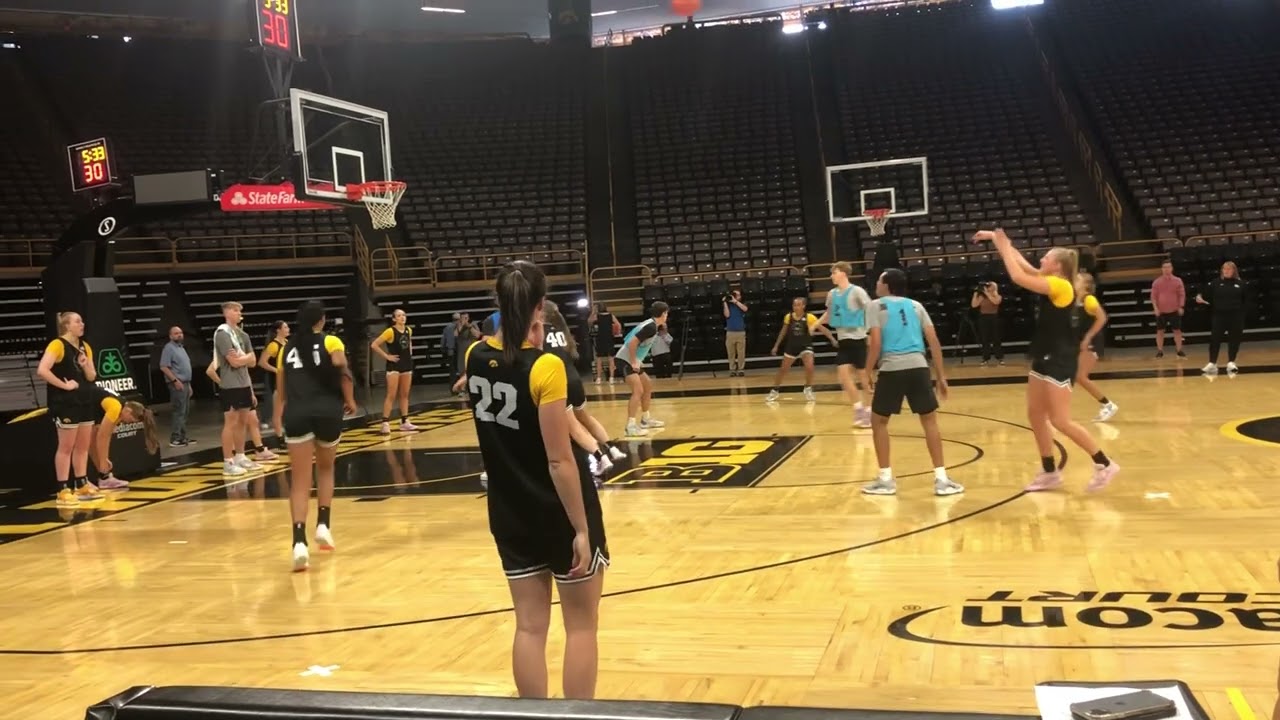 Iowa Women’s Basketball Practice Part 1