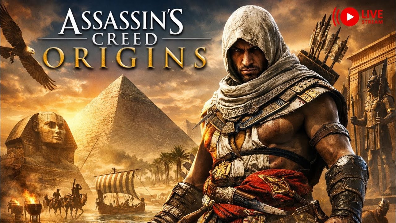 ASSASSIN'S CREED ORIGINS - O INÍCIO DE GAMEPLAY, em Português PT-BR!