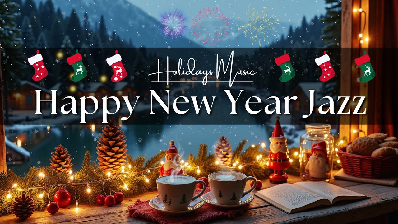 Christmas & New Year Jazz Music 2026 🎄🎆 Cozy Holiday Cafe Jazz for Relaxation & Good Mood