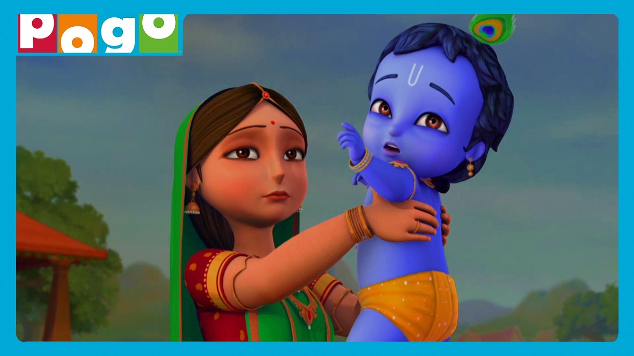 Vrindavan Ka Wonder Kid!⛰️| Little Krishna🍃| Cartoon Stories😁| @Pogo​