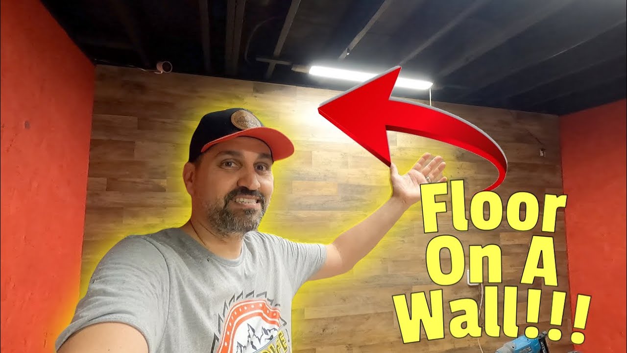 Budget-Friendly Wall Upgrade! Transforming with Laminate Flooring - Easy, Quick, and Affordable!