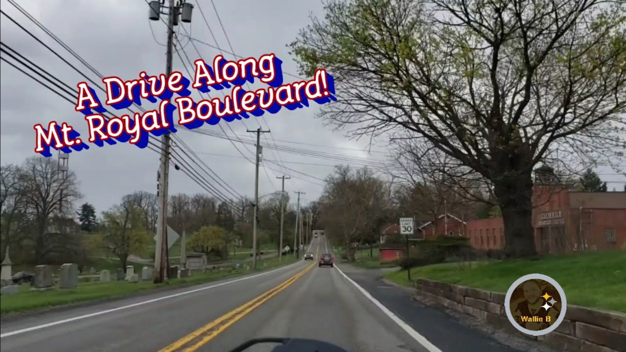 A Drive Along Mt. Royal Boulevard In Shaler Township, PA