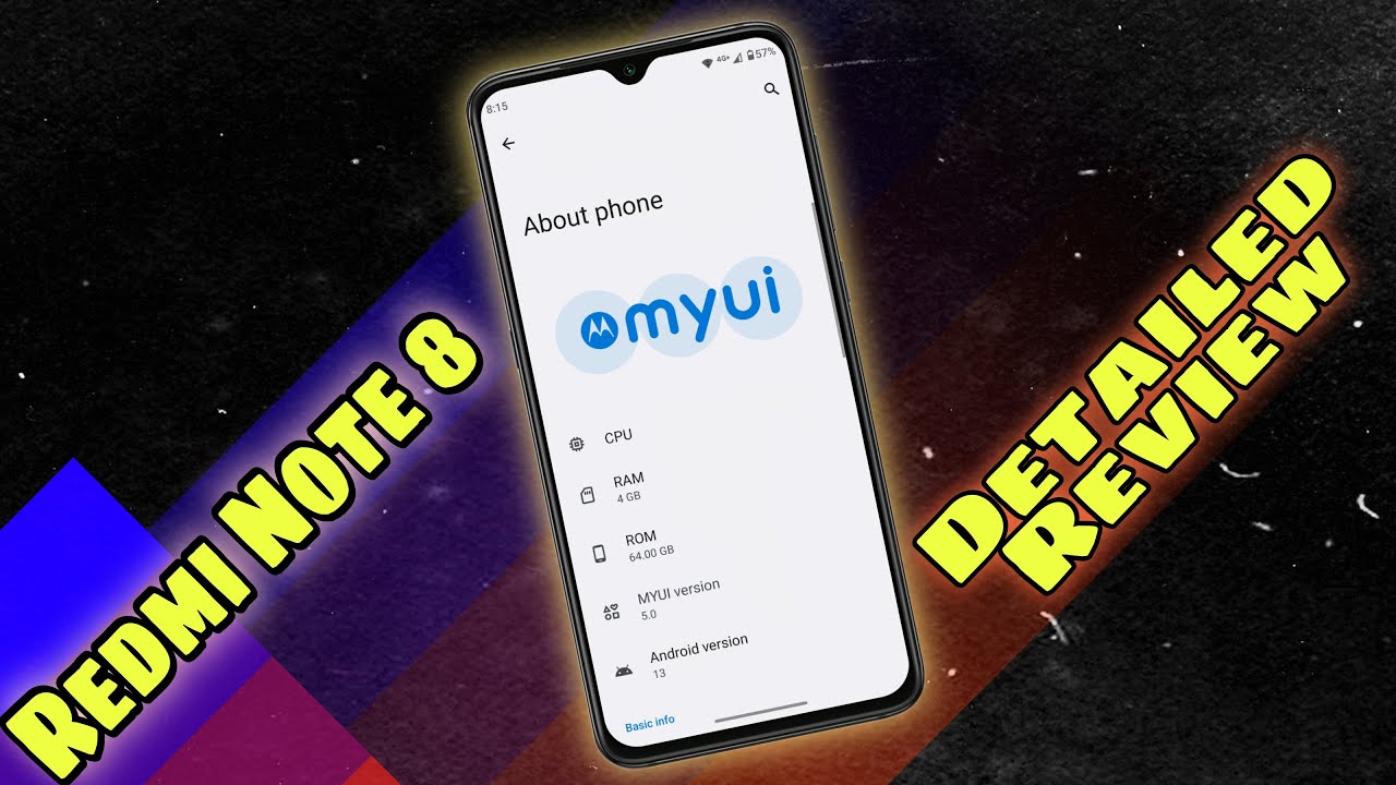 MyUI for Redmi Note 8 - Android 13 - Detailed Review - Xiaomi