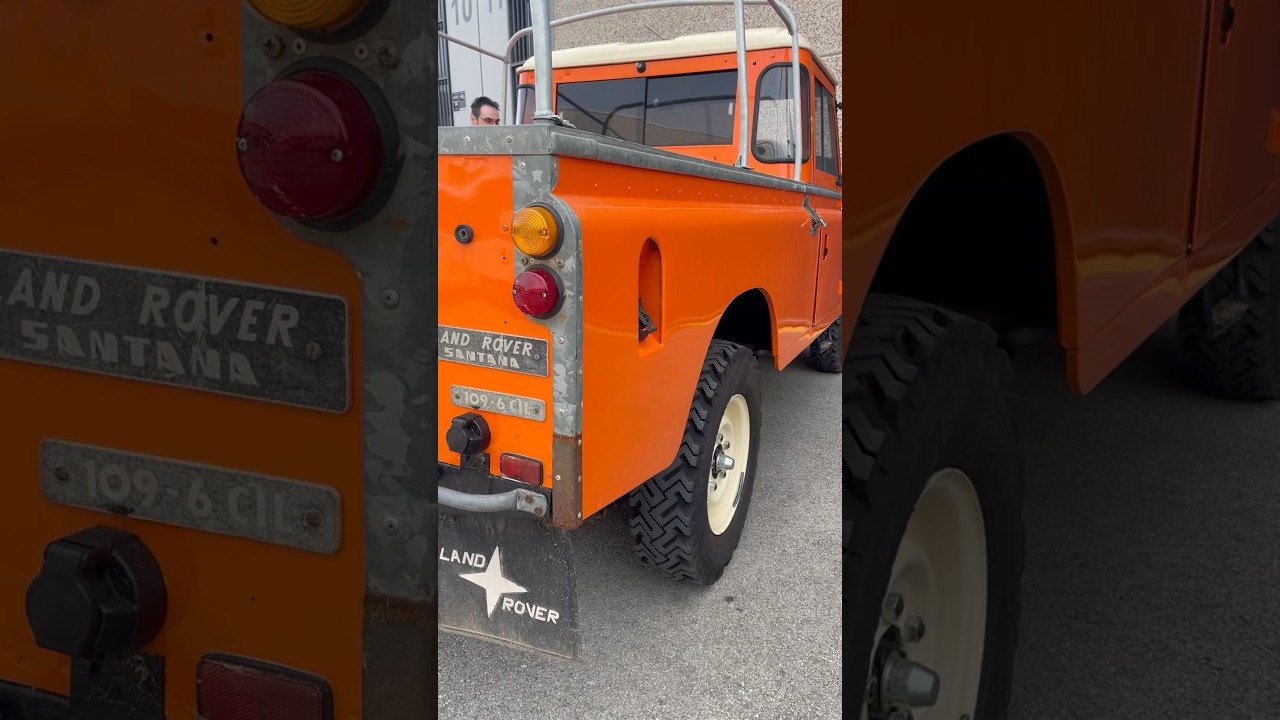 LAND ROVER SANTANA 109 6 cilindros el todoterreno cl&aacute;sico espa&ntilde;ol #landroversantana