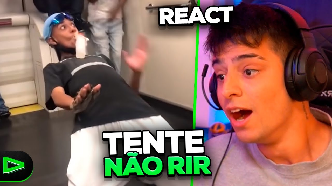 LOUD CORINGA REAGINDO AOS MELHORES TIKTOK DE COMÉDIA! TENTE NÃO RIR!