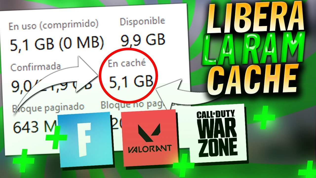 LIBERA la memoria RAM CACH&Eacute;: ✅ m&aacute;s MEMORIA RAM LIBRE PARA JUEGOS Y EN WINDOWS