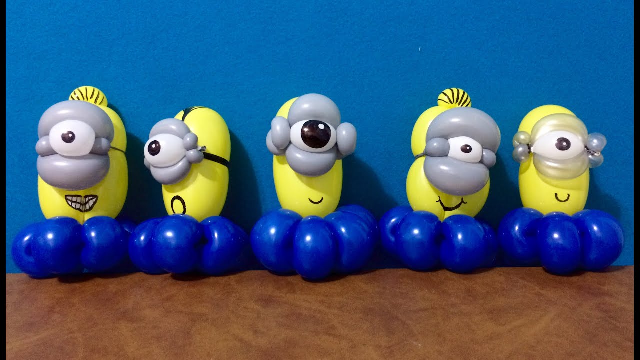 Easy Minion Balloon Bracelets