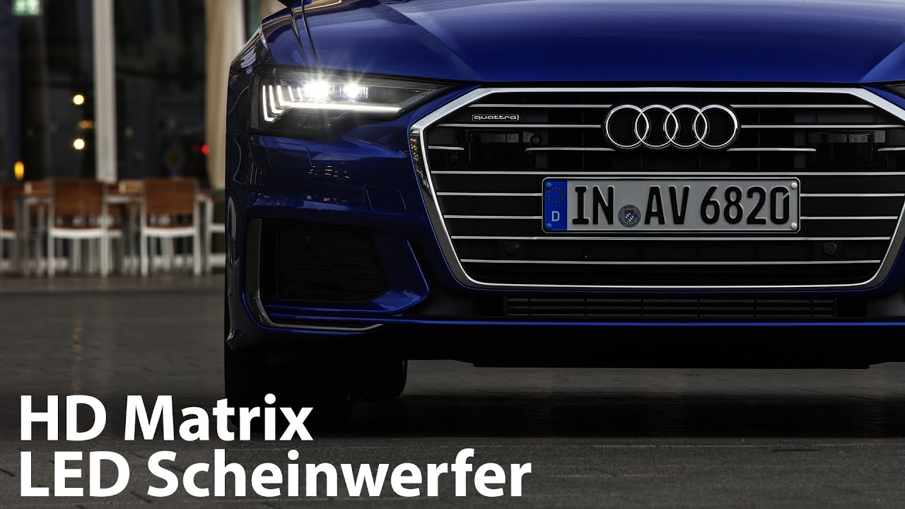 Audi A6 (C8): HD Matrix-LED-Scheinwerfer Test [4K] - Autophorie