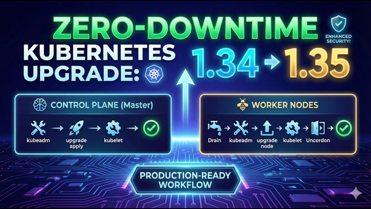 Руководство по обновлению Kubernetes без простоев: 1.34 → 1.35 (готово к использованию в производ...