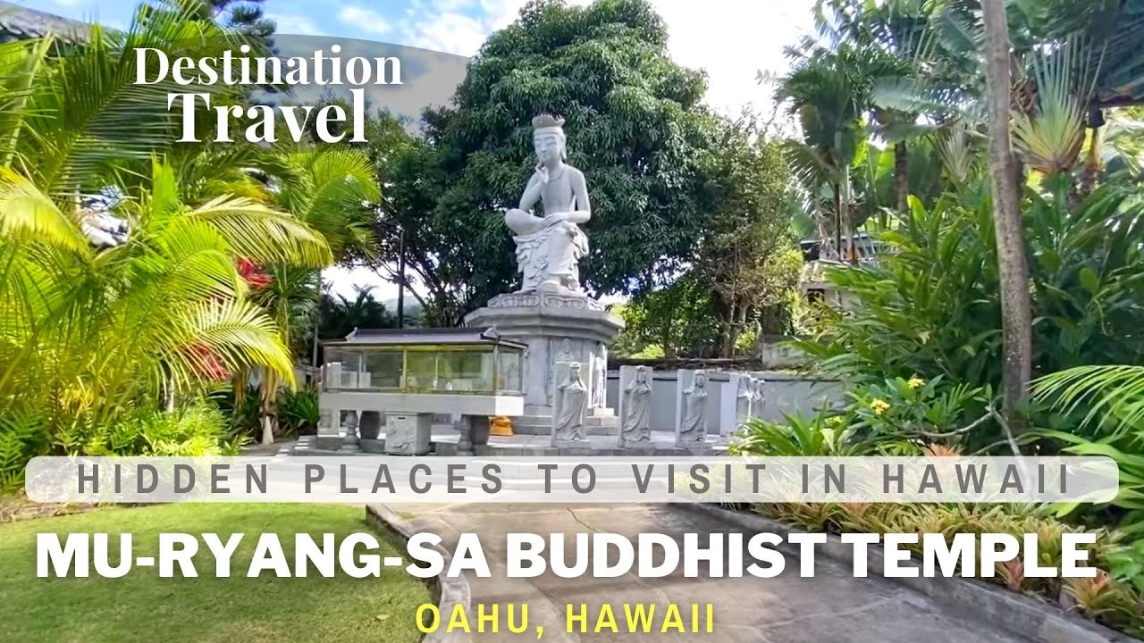 Things to do on Oahu | Mu-Ryang-Sa Buddhist Temple Walking Tour | Hawaii Luxury Travel