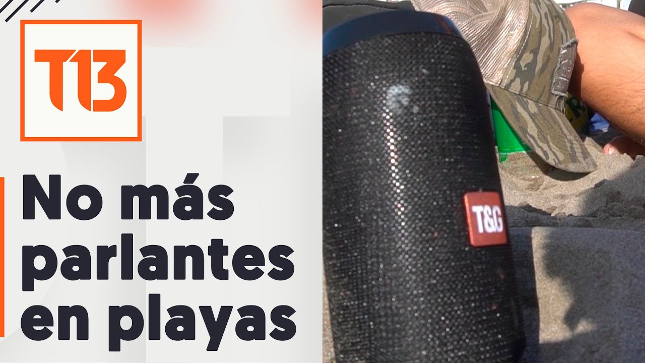 Prohíben parlantes en playas de Antofagasta: se arriesgan a multas