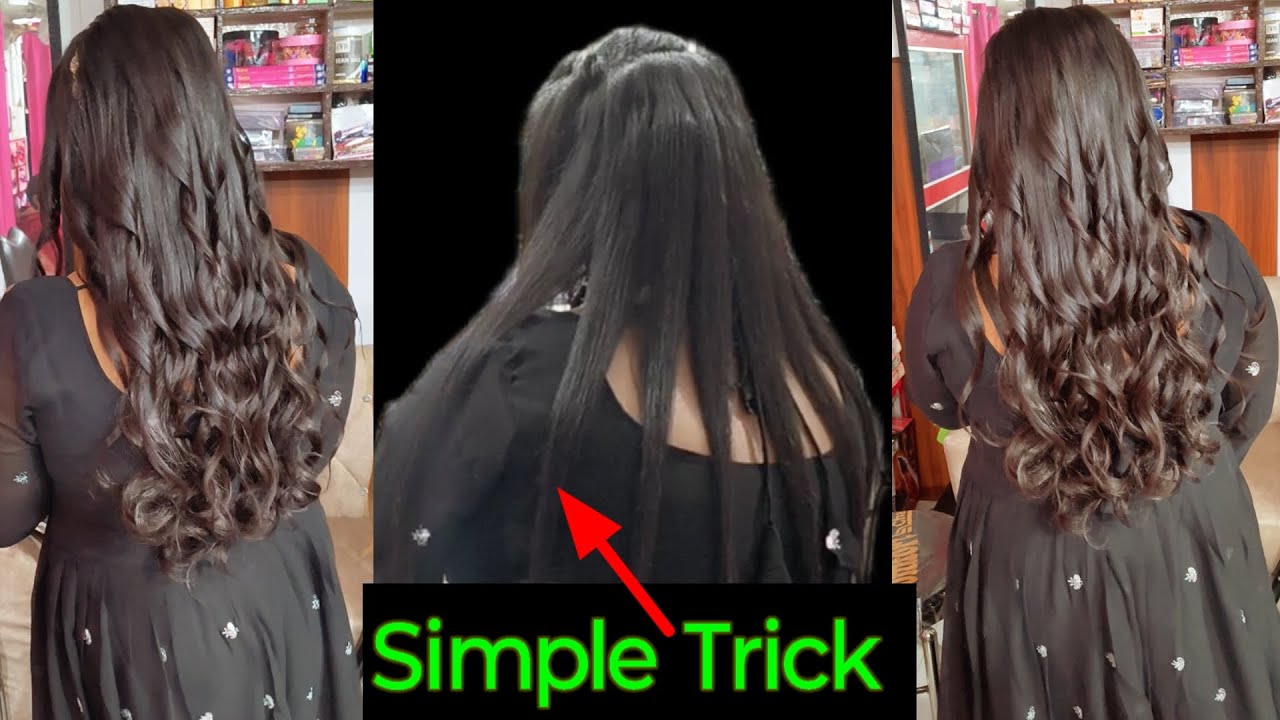 Simple Tricks -कर्ल्स करने का बिल्कुल सिम्पल टिप्स इस वीडियो में पाएं जो आजकल ये स्टाइल बहुत खास है,