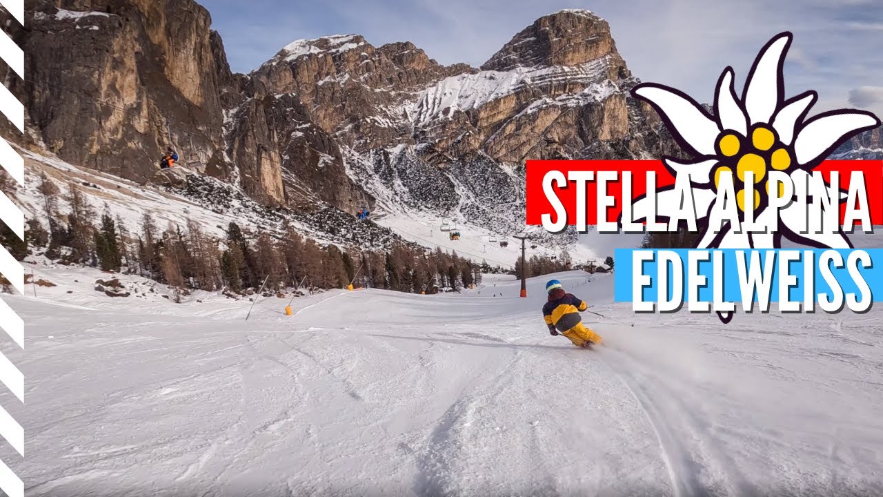 The Stella Alpina (aka Edelweiss) valley in Colfosco, Alta Badia · Dolomites