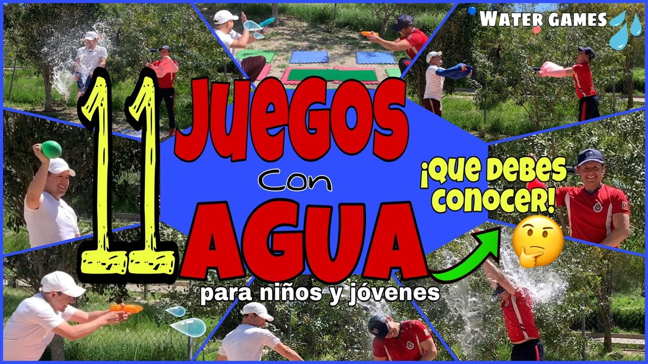JUEGOS DIVERTIDOS CON AGUA  |WATER GAMES  FOR KIDS AND TEENS💦Educación física