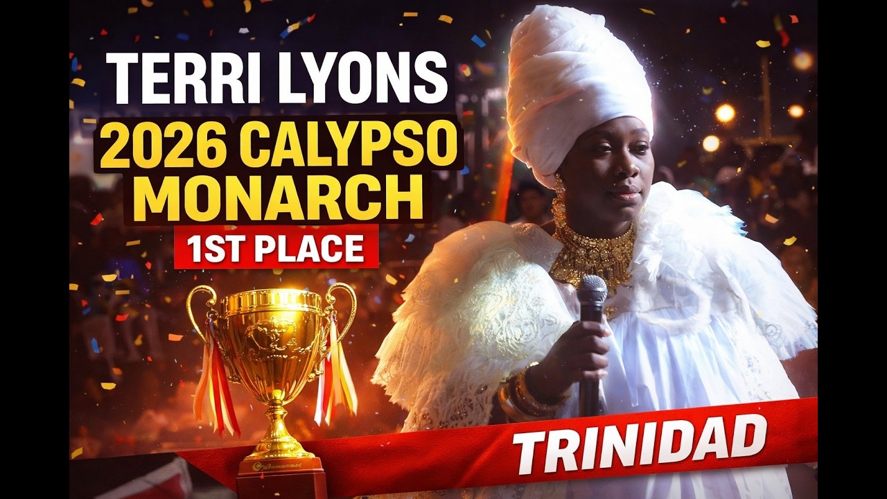 TerrI Lyons Blessings - Dimanche Gras 2026 Calypso Finals  🇹🇹 Carnival
