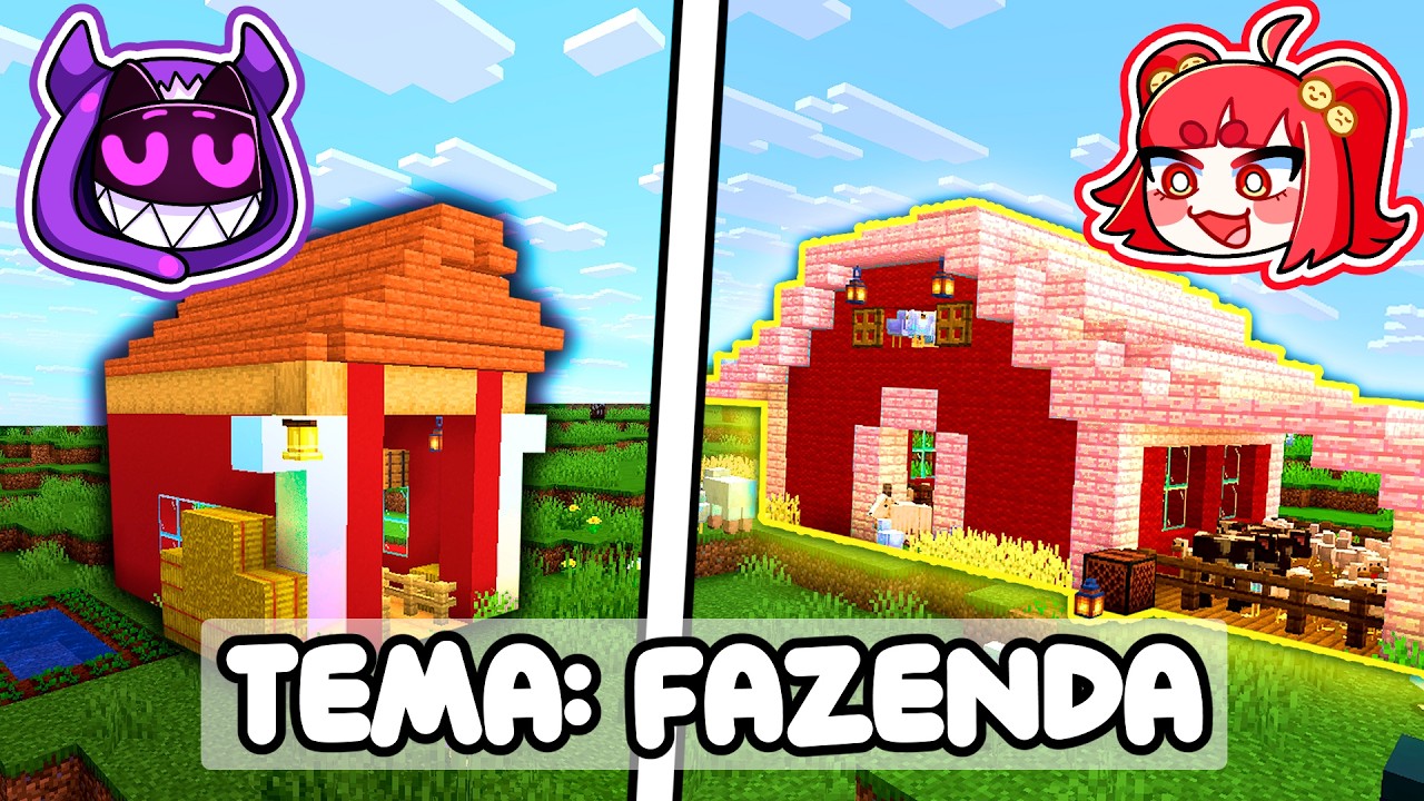 Quem constrói a MELHOR FAZENDA?! Batatinha VS YuYu!