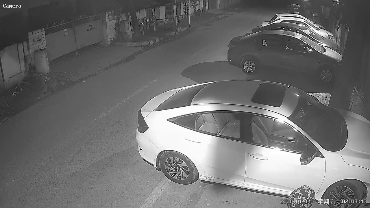car Chor CCTV footage
