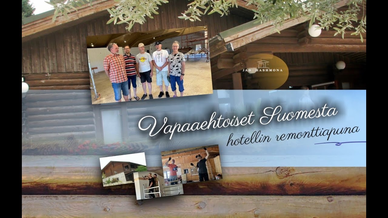 07.2024 vapaaehtoiset Suomesta hotellin remonttiapuna
