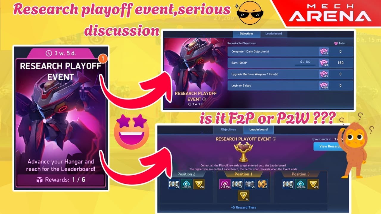 ⚡😡 Research Playoff Event EXPOSED! | Looks F2P But Actually P2W?? 😱 | Mech Arena