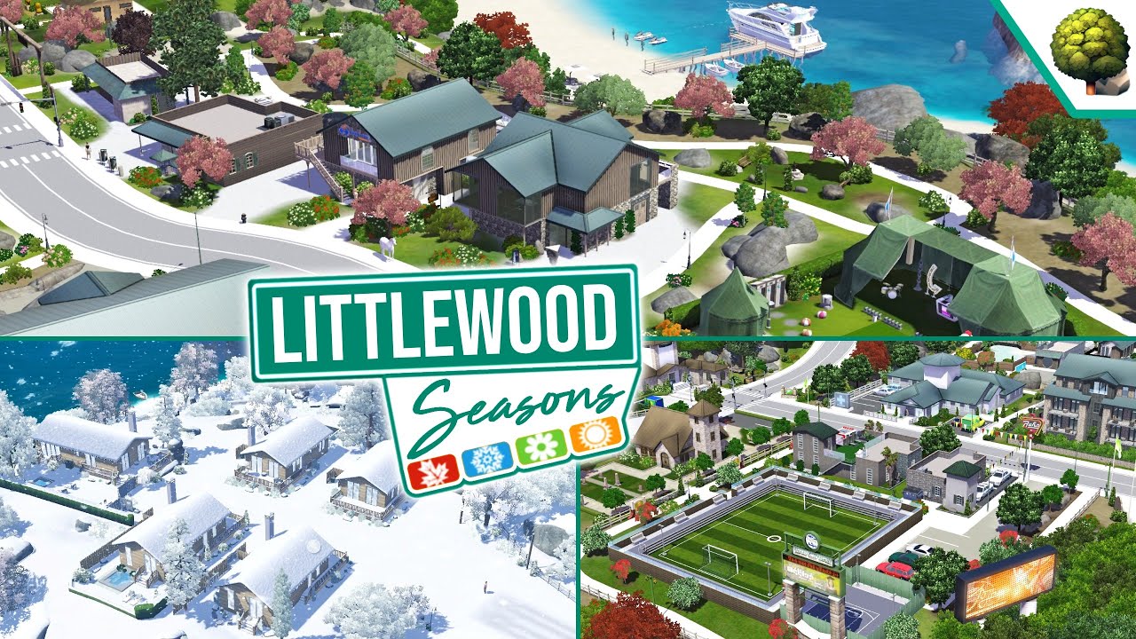 I Created a Seasonal World in The Sims 3 🌎🍂❄️
