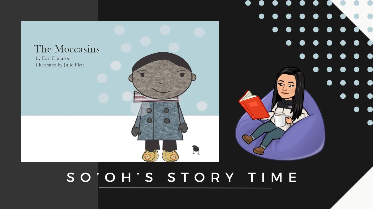 The Moccasins - Indigenous / Native American children's book (By Earl Einarson, Julie Flett)