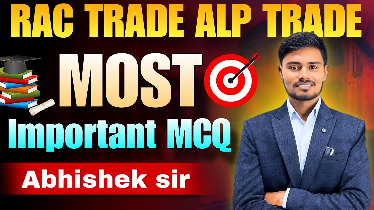RRB ALP RAC CLASSES /  RAC ALP SYLLABUS / ALP RAC TRADE SYLLABUS /RRB ALP RAC SYLLABUS