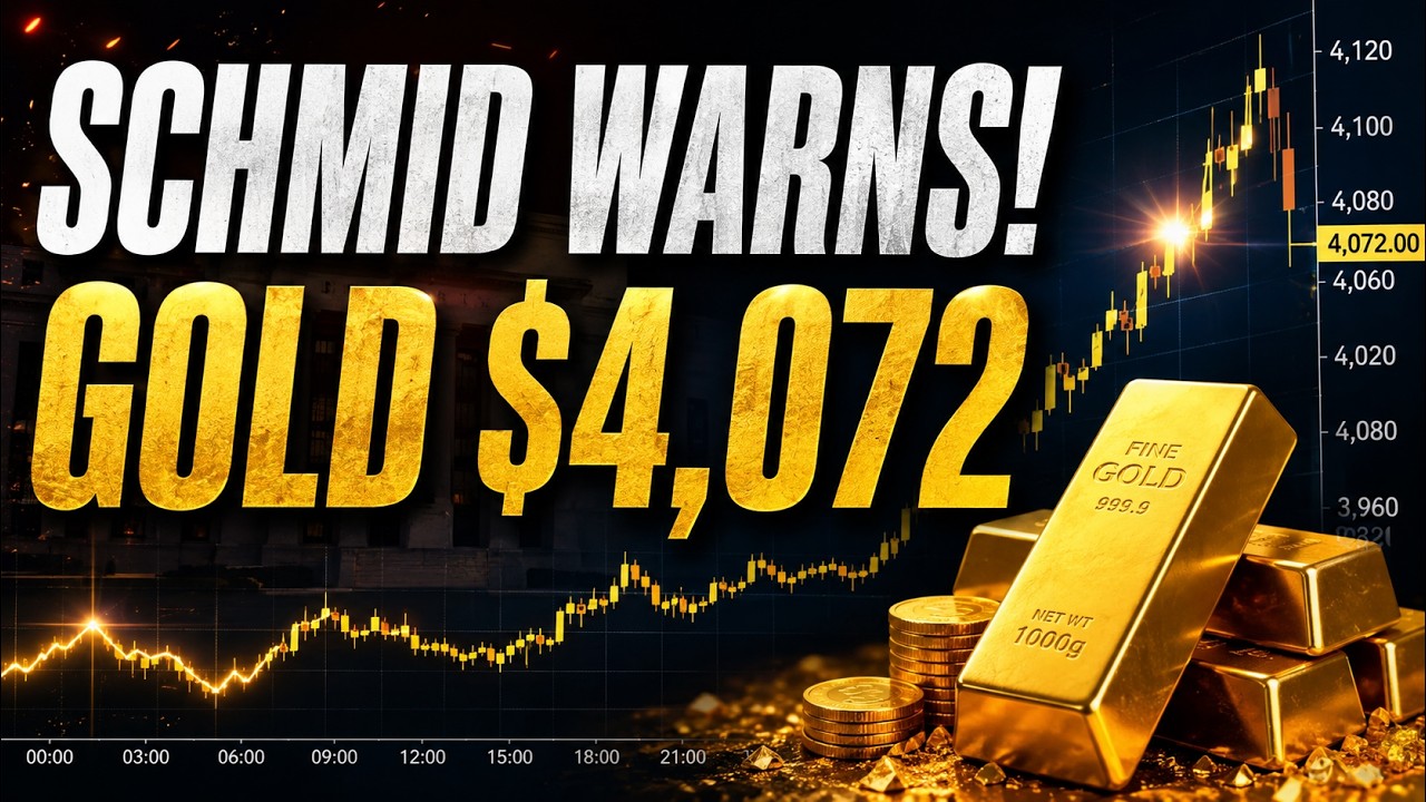 Fed's Schmid Demanded Tighter Policy Yesterday &mdash; Gold At $4,072 As Rate Hike Threats Shift Markets