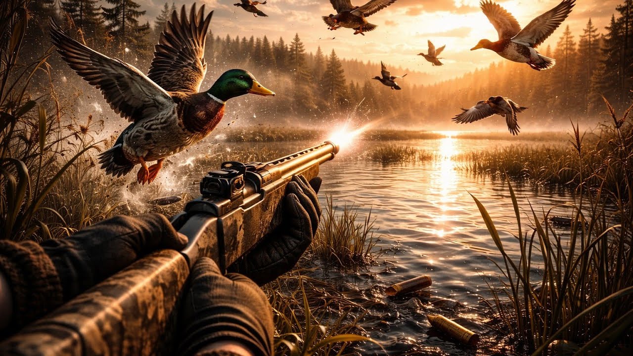 Caçando patos no The Hunter — mais difícil do que parece!