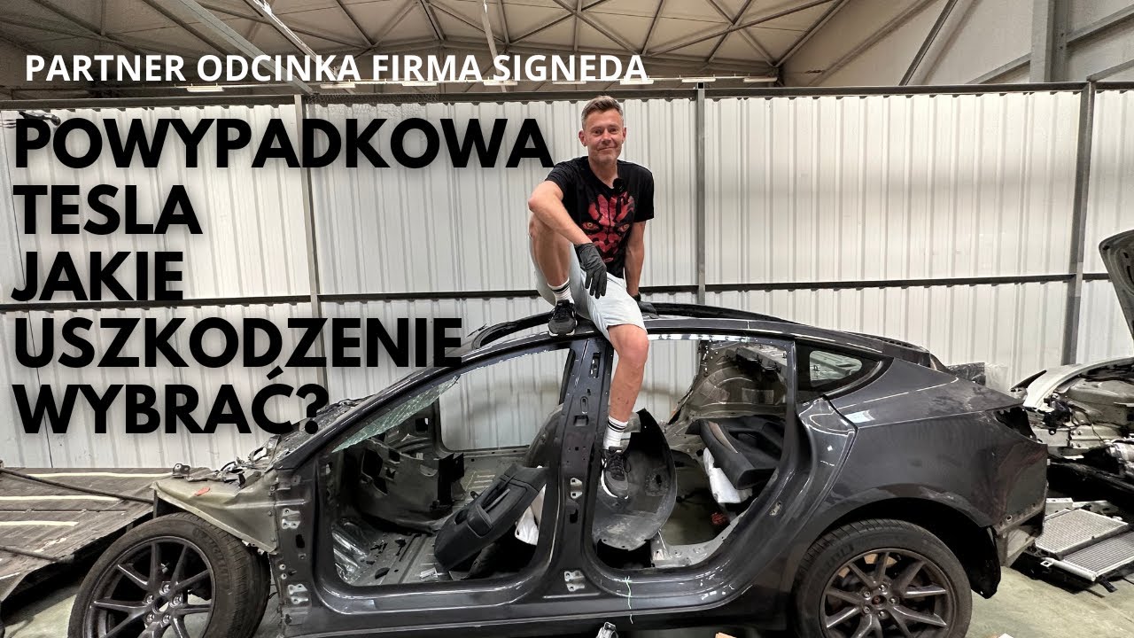 Powypadkowa Tesla. Jak uszkodzony pojazd wybrać? Na co zwr&oacute;cić uwagę? | EV REPAIR