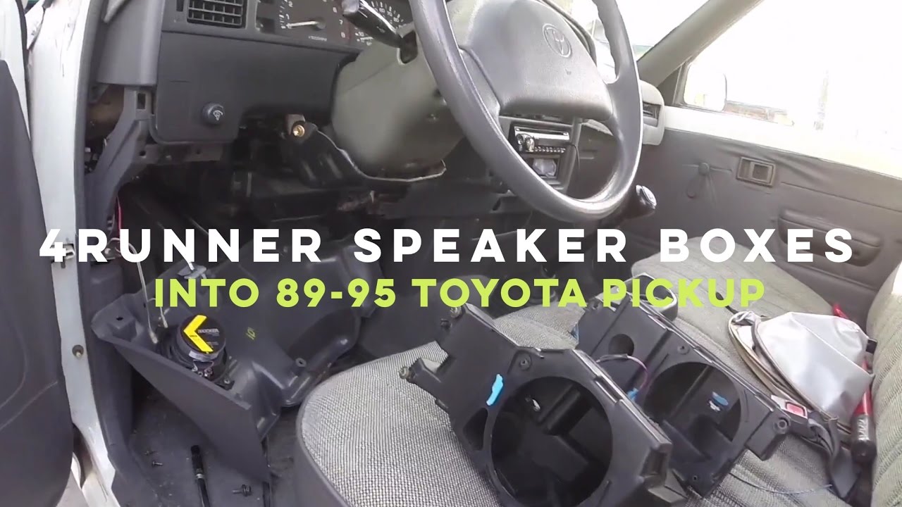 Как установить акустическую систему 4Runner в пикап Toyota 89-95 годов