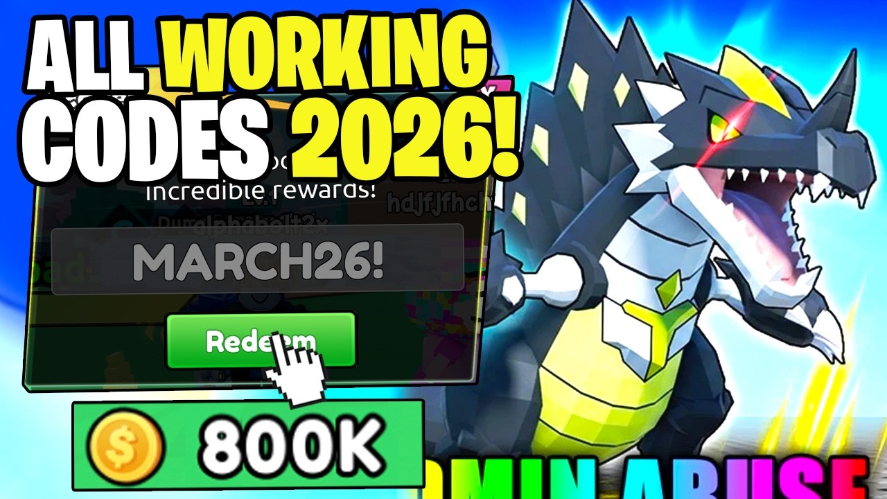 *NEW* ALL WORKING CODES FOR CATCH A MONSTER IN MARCH 2026! ROBLOX CATCH A MONSTER CODES