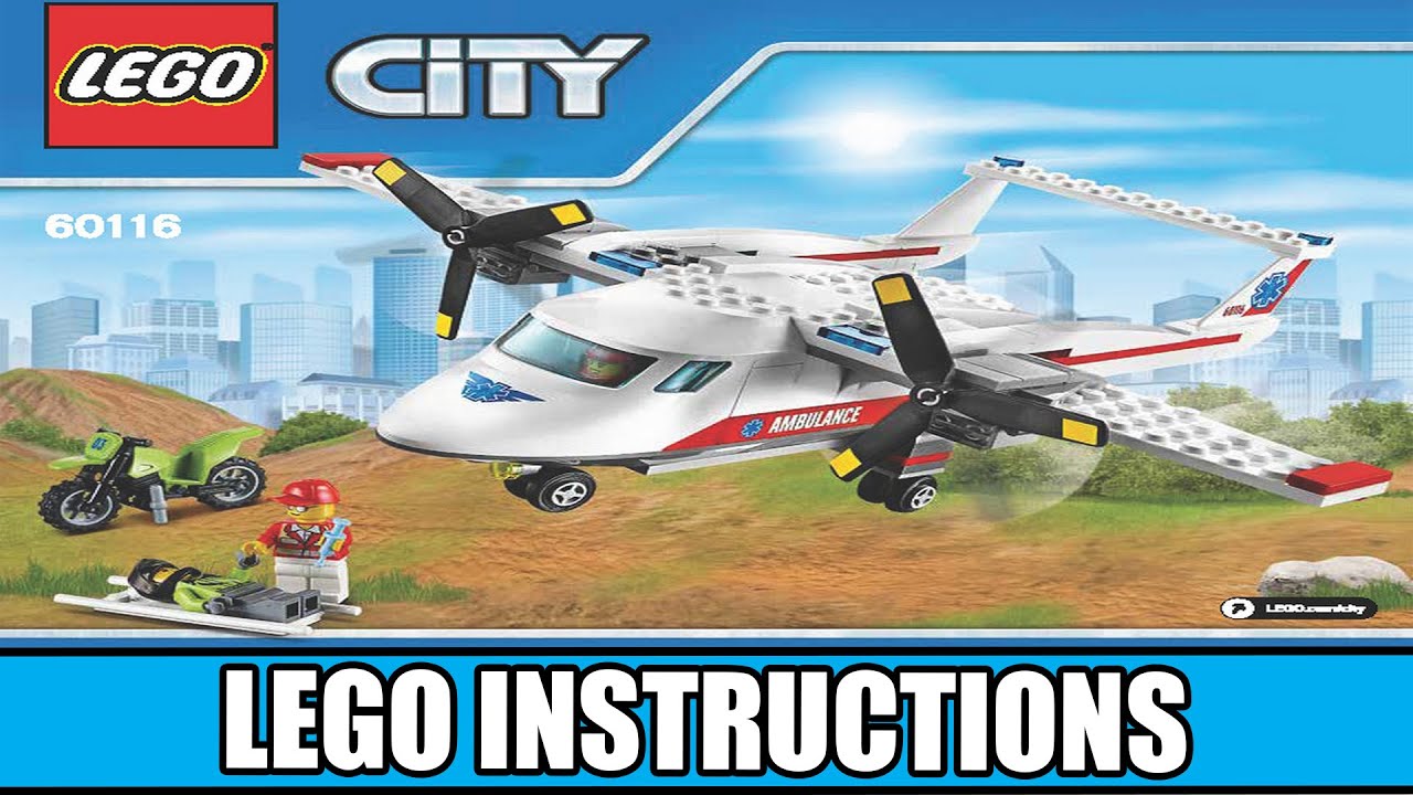 LEGO Instructions | City | 60116 | Ambulance Plane