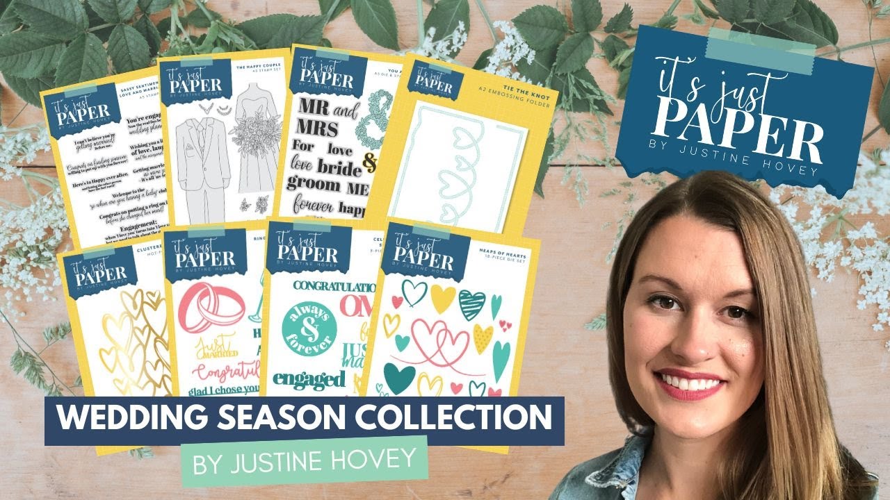 NEW Wedding Season Collection from Justine Hovey at It's Just Paper!