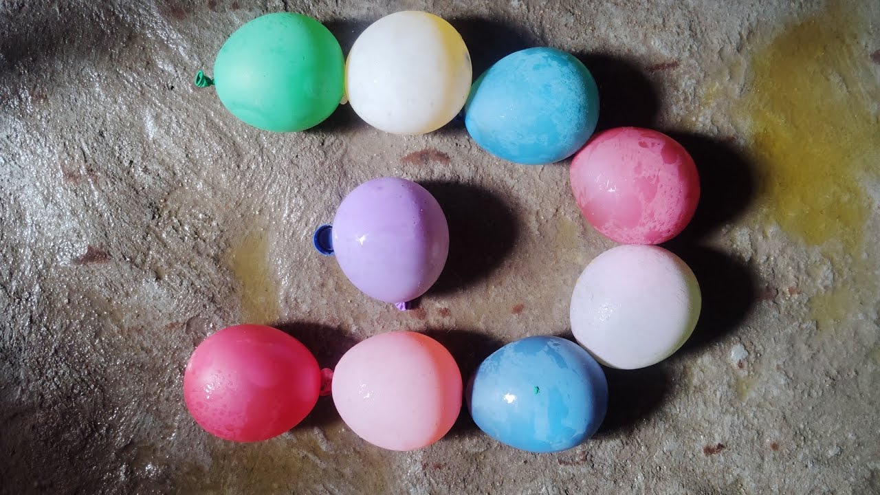 Water Balloon Pop Reverse Experiment || Water Balloon Experiment With Colourful Orbeez, Balloon 🎈💥