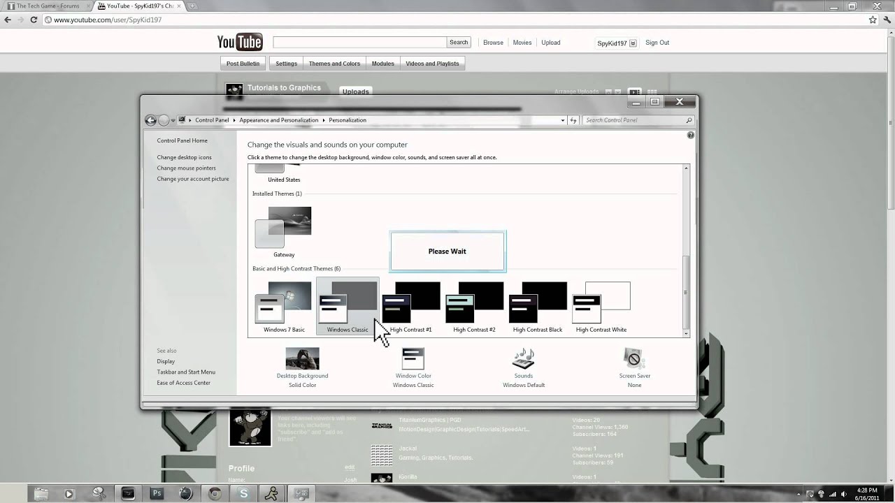 How to get Windows Classic Theme on Windows 7!