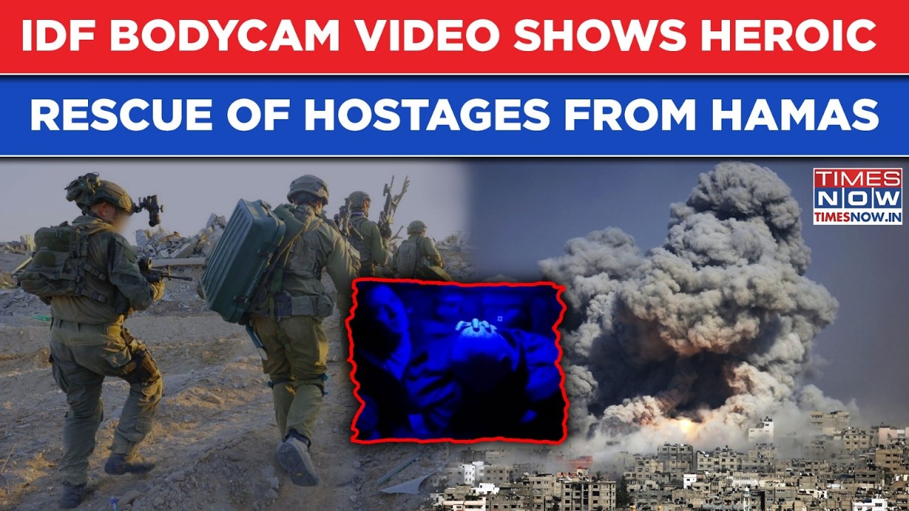 IDF Bodycam Video Shows Dramatic Rescue Of Gaza Hostages From Hamas| Watch Shayetet 13 In Action