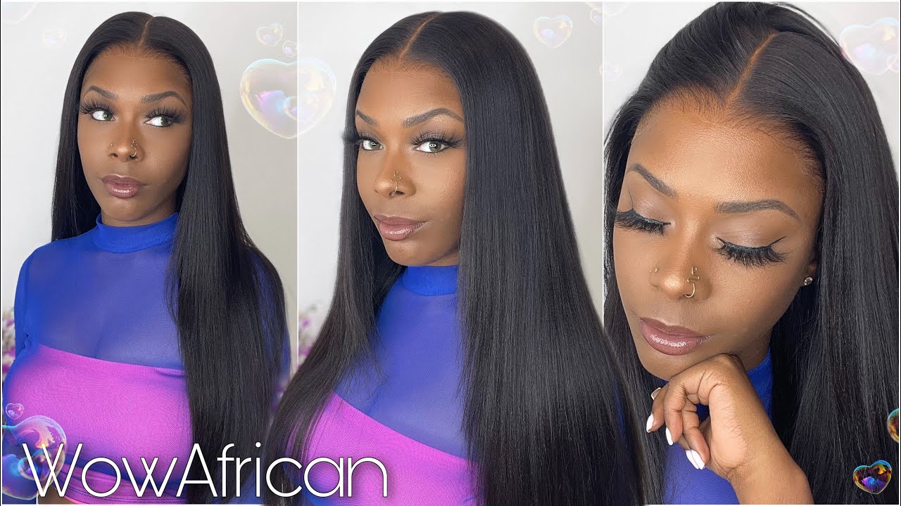 WowAfrican | 13X6in HD Lace Front Wig Silky Straight & Yaki Straight Hair With Layers [Mayra]
